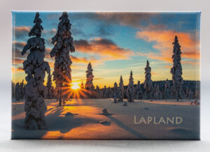 Magnet Golden Winterscape 1